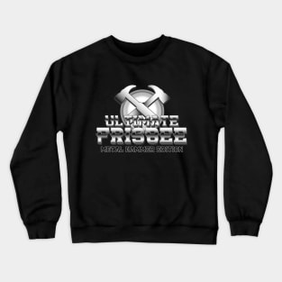 Ultimate Frisbee Metal Crewneck Sweatshirt